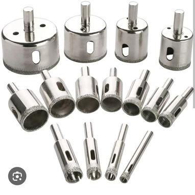 Juego de brocas circulares diamantadas 15 piezas - Img 123437014