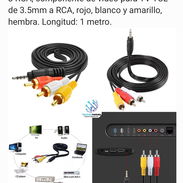 Cable de AV mini plug a RCA - Img 51963106