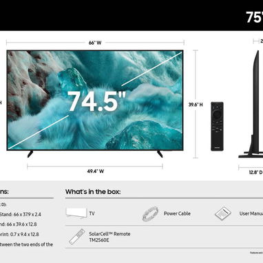 ¡Lo Mejor en Tecnología está Aquí! 🔝 Samsung 55P Qled Q7F | 65P 75P Nuevos S 📦 W 53321047 - Img 124336700