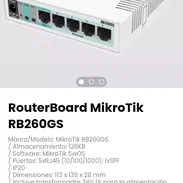 RouterBoard Mikrotik RB260GS. Nuevo - Img 51506469