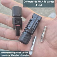 Conectores MC4 la pareja hembra y macho - Img 56828438