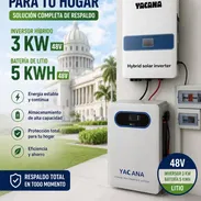 Combo: Inversor 3 kw YACANA 48v 110 y 220v Bateria 5 kwh YACANA 48v 2500 usd Transporte incluido 1 mes de garantía - Img 56364849