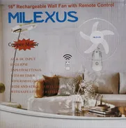 Ventilador de Pared  Recargable  16¨ Milexus - Img 50402509