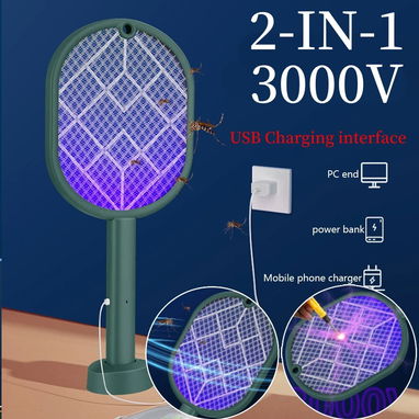 🦟​ RAQUETA MATAMOSQUITOS ELECTRICA 🦟​ FUNCION ESTATICA Y MANUAL 🦟​ EFECTIVA 🦟​5.887.23.60 - Img 123060425