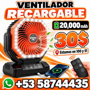 VENTILADOR 20000 MIL mah +solo a  30$ DELLADOS EN SU CAJA ESTAMOS EN 100 Y 51 - Img 57755298