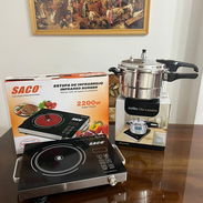 Cocina infrarrojo 2200 W más olla presión 4L - Img 55734733