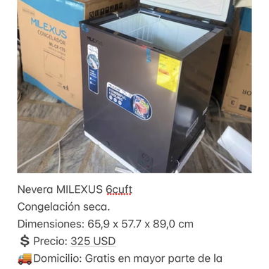 Neveras MILEXUS, ROYAL, PREMIUN, PREMIER. Diferentes pies. NUEVAS. ENTREGA INMEDIATA - Img 128093567