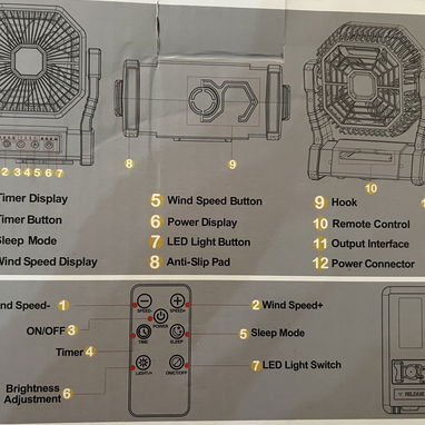 Ventiladores recargables 20mil mah 50usd color negro - Img 117211969