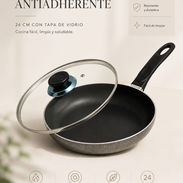 Sartén Antiadherente con Tapa 24cm (cv) - Img 56477769