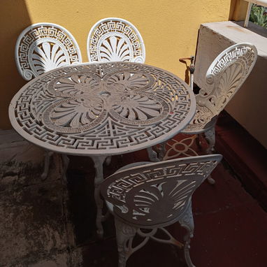 Venta mesa y sillas jardin metalicas - 2/2