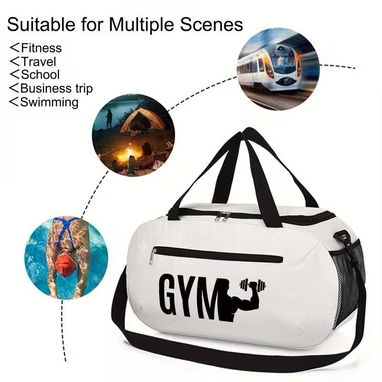 Bolsa Deportiva de Gimnasio – Gran Capacidad ( Negro ) 35 usd - 6/6
