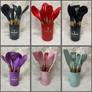 Set de utensilios de silicona para la cocina (Dth - Img 57080069