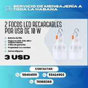 ⚡ ¡LLÉVATE 2 FOCOS LED RECARGABLES POR USB DE 10 W POR SOLO 3 USD! - Img 55773045