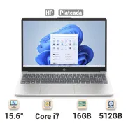Laptop HP - 15.6" Full HD Táctil, Intel Core i7 1355U (Modelo: 15-fd0127dx) 16GB Ram, 512GB SSD - Plateada (Nuevo) - Img 54791660