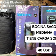 Bocina Saco mediana con carga solar - Img 56171590