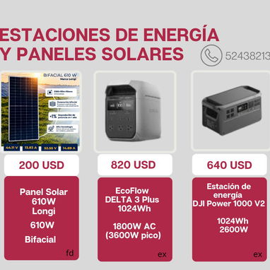Estaciones de energía y paneles solares - 6/8