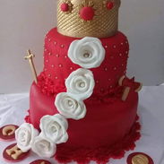 CAKES PARA SANTOS UNICOS DE MERENGUE Y FONDANT - Img 58293003