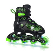 *Patines en Línea Ajustables Niños Negros y Verdes Talla L 23-26 cm* - Img 58181723