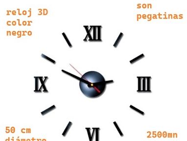 Relojes 3D 50cm de diametro - Img main-image