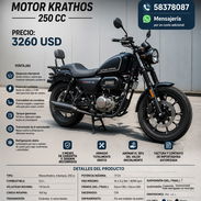 MOTOR KRATHOS 250 CC NUEVOS OFERTAA!!!! - Img 51102123