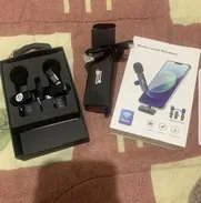 Micrófono inalámbrico con adaptador para iphone y android, 2 en 1 caja - Img 48972500