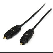 Cable de audio óptico, para barras de sonido, tv y teatro en casa. Nuevos en su estuche. 3 metros - Img 55990086