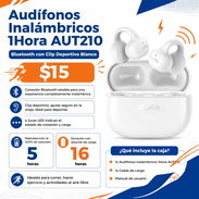58296067  🎧🔥 **¡AUDÍFONOS INALÁMBRICOS 1HORA AUT210!** 🔥🎧 💰 **Precio: $15 USD** 🛡️ **15 días de garantía** - Img 57292386