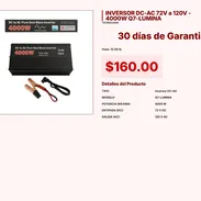 Inversor Q7 que ofrece salida de 120V AC desde 72V DC hoy mismo pro VPT#-0152 - Img 55252186