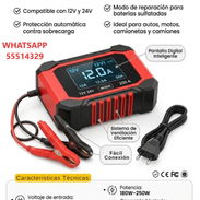 CARGADOR DE BATERÍA 12V / 12A - 200AMP Q7, ENTREGA DE FACTURA, VARIEDAD DE ARTÍCULOS DE TECNOLOGÍA, ETC - Img 54603143