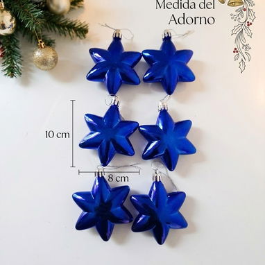 🍬Set de 6 estrellas  Material plástico /8 usd🍬 - 4/4