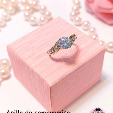 Anillos de compromiso de mujer oro 10k originales calidad garantizada - Img 127555880