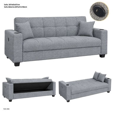SOFA  CAMA.    interesados al wasapp --52361036. Dulce Hogar 🏠 Muebles importados  Artículos para el hogar  https://cha - 2/3