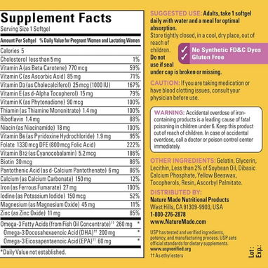 PRENATAL + FOLIC ACID & DHA - NUTRICIÓN ESENCIAL PARA MAMÁ Y BEBÉ - 2/3