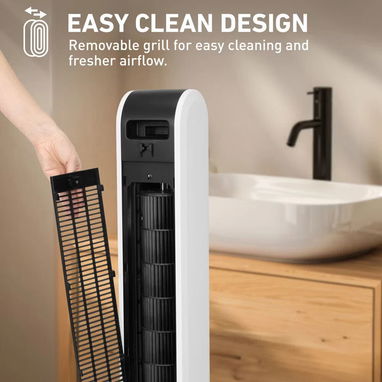 Ventilador de torre Holmes 40' traido de USA con wifi para controlar desde celular nuevo en su caja-70usd - Img 111568148
