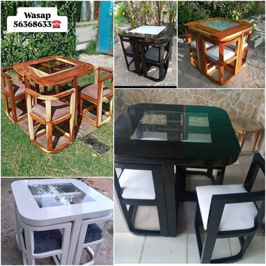 Camas de tubo con colchón, camas tapizadas y muebles mini brasileños y ǰuegos de comedor con transporte incluido 🚛 - 2/4