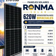 Paneles solares bifaciales de 615w y 620w - Img 57227291