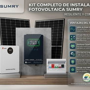 Kit de 4kw y Bateria Inteligente SRNE de Pared. * Inversor hibrido 4kw Sumry.2700usd - Img 57303810