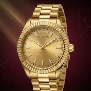 ⌚✨ RELOJ INVICTA DORADO LUXURY 👑 🦋 - Img 126068976