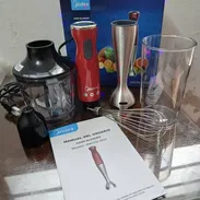*Batidora de mano Midea* con merenguera y procesador de alimentos 🌪️ (200 wats ) $40 usd ❗ Con transporte a lugares cé - Img 57680335