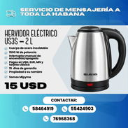 🔥 HERVIDOR ELÉCTRICO 💰 Precio: $15 🛡️ Garantía: 15 días - Img 57878935