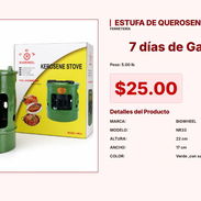 ESTUFA DE QUEROSENO VPT#-0131 - Img 55220033