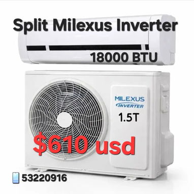 SPLIT DE 1, 1.5, 2 T, convencional e inverter - 4/6