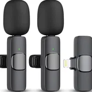 Paquete de 2 micrófonos Lavalier inalámbricos profesionales para iPhone iPad (iPhone 14 e inferior), micrófonos de solap - Img 54258188