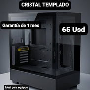 CHASIS PARA PC WJCOOLMAN Basalat PRO CON LATERAL DE CRISTAL TEMPLADO, Garantía de 1 mes, Entrega por un mínimo costo - Img 54748571