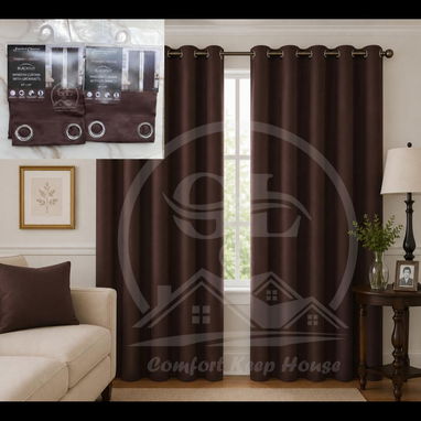 Cortinas tapa sol blackout el juego d dos paños - Img 123877017