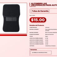 ALFOMBRILLAS UNIVERSALES PARA AUTO . - Img 57555350