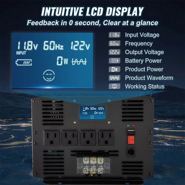 INVERSOR VEVOR 3500W 7000W PICO - Img 123063633