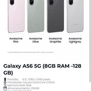 Samsung a56 sellado 📦DUAL SIM - Img 57295535