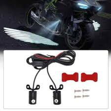 Proyectores LED Alas de Ángel para Motos 2 Unidades Cableadas - 2/6