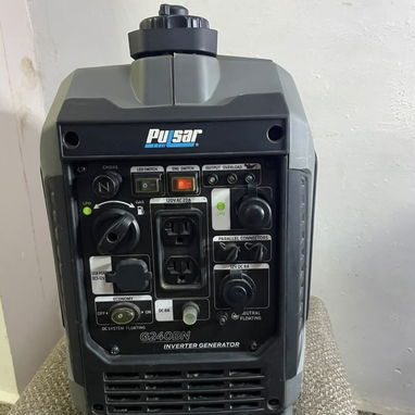 2400 wat dual fuel igual , para gas y gasolina original ,110vol , d uso en buen estado pinchando excelente - 2/3